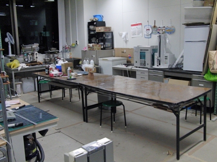 研究室の実験区域