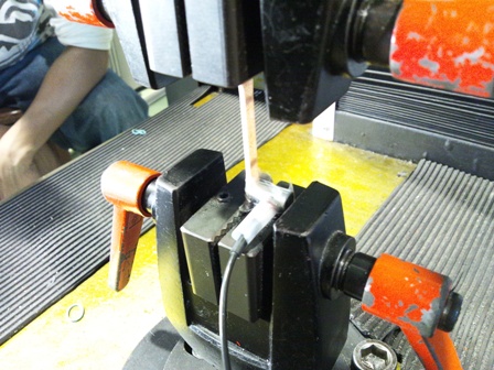 ケナフ短繊維強化PLA複合材の静的引張試験